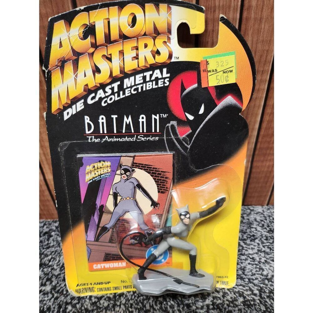 Vintage Catwoman Action Masters Batman Animated Series Metal Figure #A88